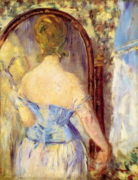 Woman Before a Mirror Eduard Manet Oil Paintings